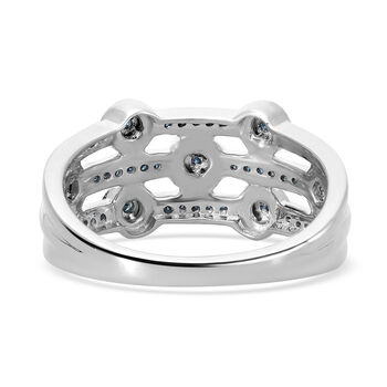 Blauer Diamant-Ring - 0,20 ct.