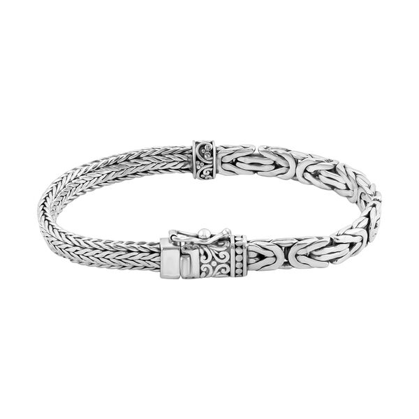 Royal Bali Kollektion - Halb und halb Tulang Naga und Borobudur Armband 19 cm image number 3