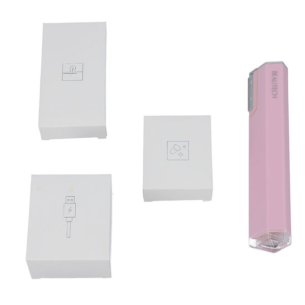 2 in 1 Dermaplaning- und Mikrodermabrasionsgerät mit 2 Peelingköpfen und 4 Haarentfernungsköpfen image number 9