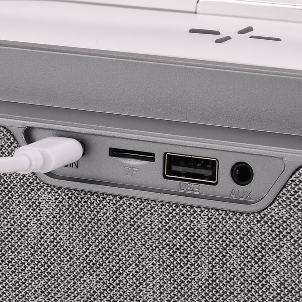 Kabelloser tragbarer Lautsprecher, 23,5&times;9,3&times;11,3cm, grau image number 8