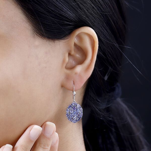 Tansanit Ohrringe - 6,05 ct. image number 3