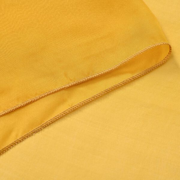 LA MAREY – Chiffon Schal aus Maulbeerseide, Gelb image number 7