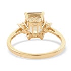 ILIANA AAA Turkizit und Diamant-Ring, SI G-H, 750 Gelbgold  ca. 2,60 ct image number 4
