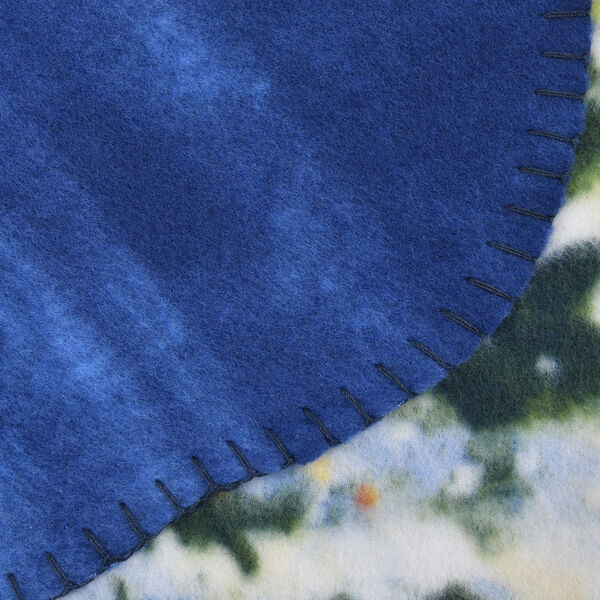 Superweiche Fleecedecke mit Schneemannsfamily Muster, Gr&ouml;&szlig;e 130x170 cm, Mehrfarbig image number 2