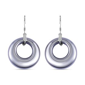 Terahertz Ohrringe 925 Silber rhodiniert ca. 35,00 ct.