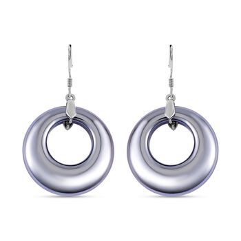 Terahertz Ohrringe 925 Silber rhodiniert ca. 35.00 ct