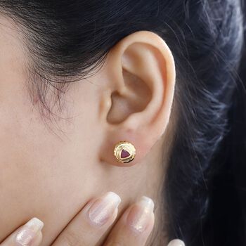 Afrikanische Rubin-Ohrstecker - 0,67 ct.