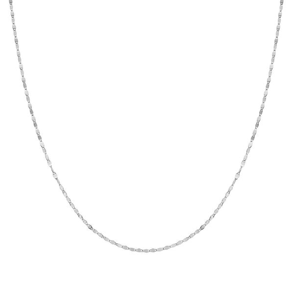 Premium flache Spiegelkette in 950 Platin, 56cm image number 0