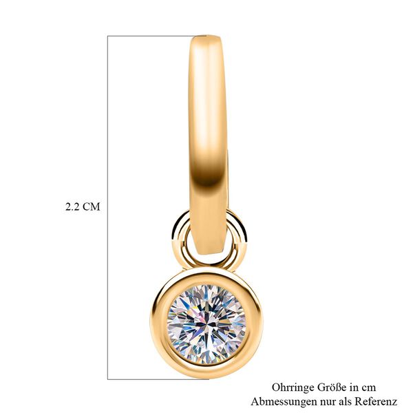 Moissanit Ohrringe - 0,90 ct. image number 4