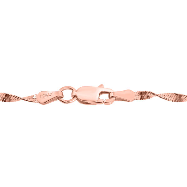 925 Silber rosévergoldet Kette ca. 45 cm ca. 3,74g image number 4