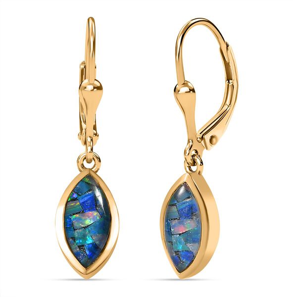 Mosaik Opal Ohrringe - 1,84 ct.