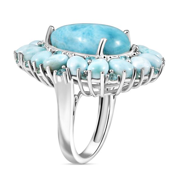 D&rsquo;Joy AA Larimar und Apatit Ring - 21,89 ct. image number 5