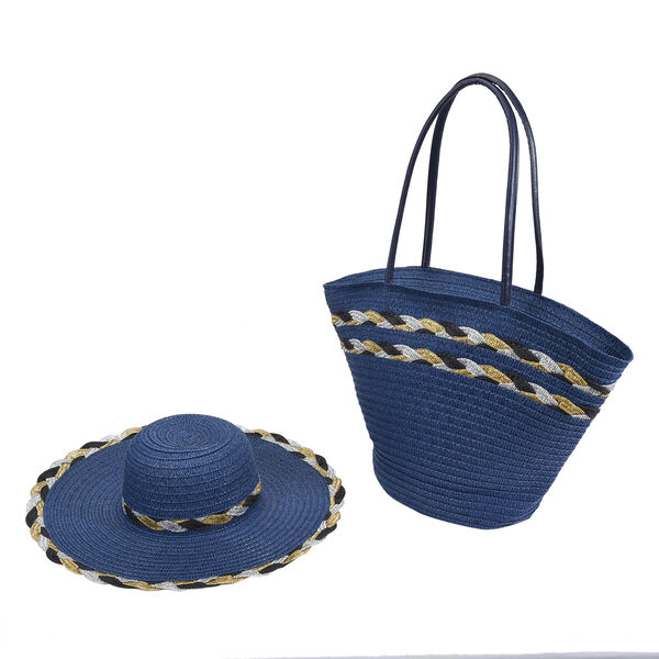 2er-Set: Strohhut mit passender Handtasche image number 4