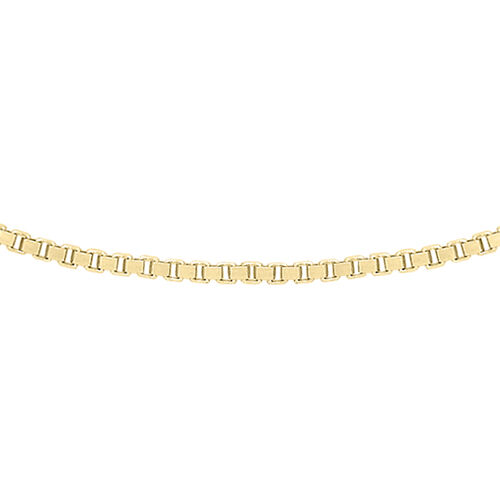 Venezianische Box Kette, ca. 45 cm, 375 Gelbgold image number 0