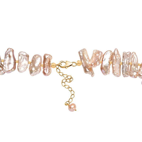 Keshi Perle Halskette, 45cm image number 5