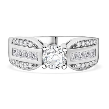 LUSTRO STELLA wei&szlig;er Zirkonia Ring