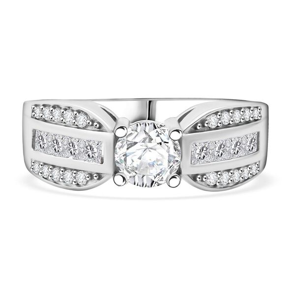 LUSTRO STELLA wei&szlig;er Zirkonia Ring image number 0