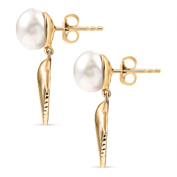 EVER TRUE Süßwasser Perle Ohrringe Nickelfreies Messing 8.03 ct image number 3