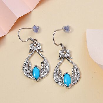 Sleeping Beauty T&uuml;rkis Ohrringe - 2,30 ct.