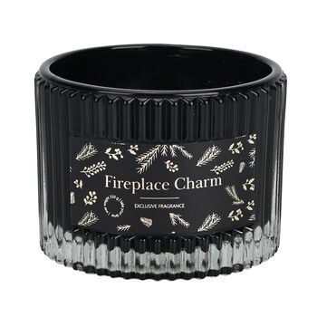 The 5th Season: Premium-Kollektion: Duftkerze im schwarzen Glasgef&auml;&szlig;, 10ml nat&uuml;rliches &Ouml;l, 280 g. Wachs, 50 Stunden Brenndauer, Sandalwood