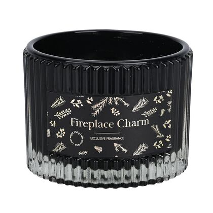 The 5th Season: Premium-Kollektion: Duftkerze im schwarzen Glasgef&auml;&szlig;, 10ml nat&uuml;rliches &Ouml;l, 280 g. Wachs, 50 Stunden Brenndauer, Sandalwood