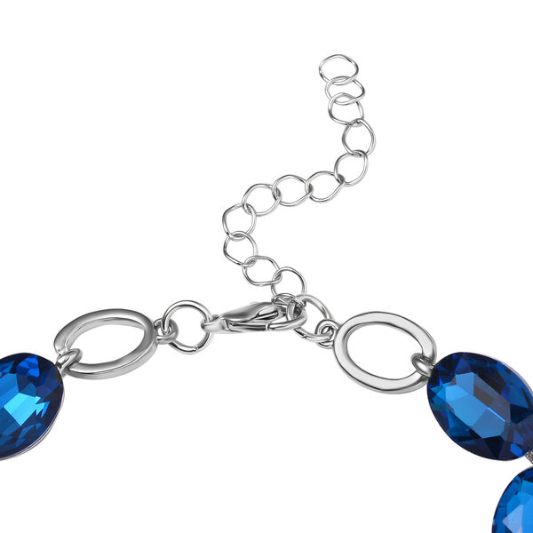 Blauer Kristall Armband ca. 19 cm  ca. image number 3