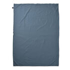 2er-Set Bett- und Kissenbezug, Größe 135x200 cm und 80x80 cm, Blatt- und Blumenmuster, Blau image number 1