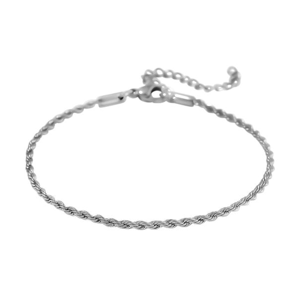 3er Set - Sehr Schick und Trendy Armbänder, Chirurgen-Edelstahl, Silberfarben image number 3