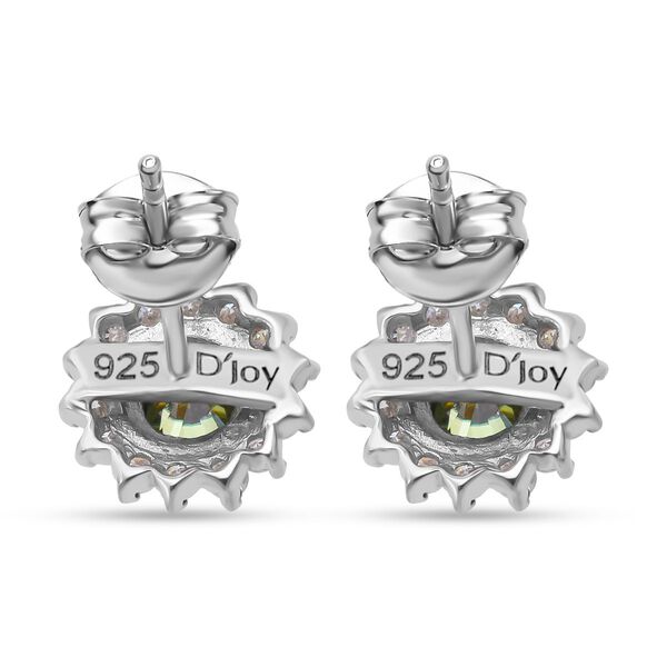 D'Joy Paraiba Moissanit und Moissanit Ohrringe - 1,27 ct. image number 4