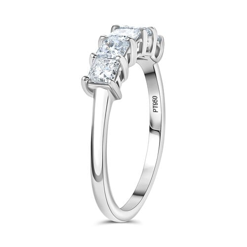Lab Grown Diamant VS Ring 950 Platin (Größe 18.00) ca. 1,03 ct image number 5