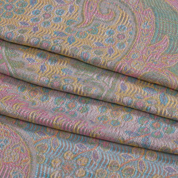 Schal mit Paisley-Muster und Fransen, 70x180cm, Mehrfarbig image number 4