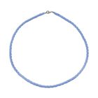 Apatit Halskette ca. 45 cm 925 Silber ca. 35.75 ct