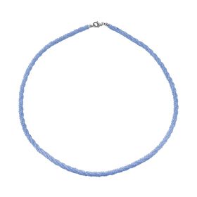 Apatit Halskette ca. 45 cm 925 Silber ca. 35.75 ct