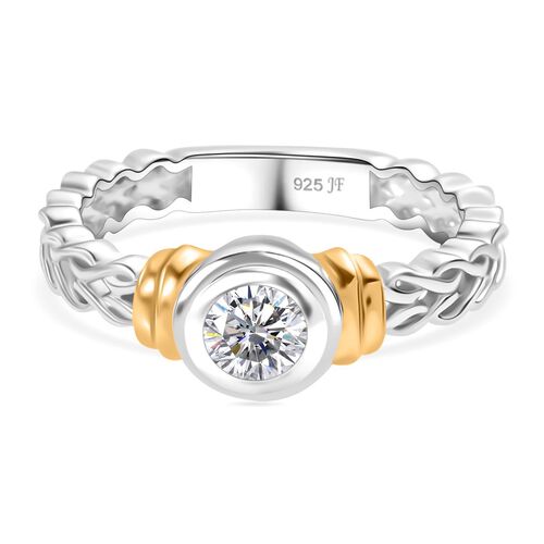 J Francis gefertigt mit SWAROVSKI-  Zweifarbiger Swarovski Zirkonia Ring image number 0