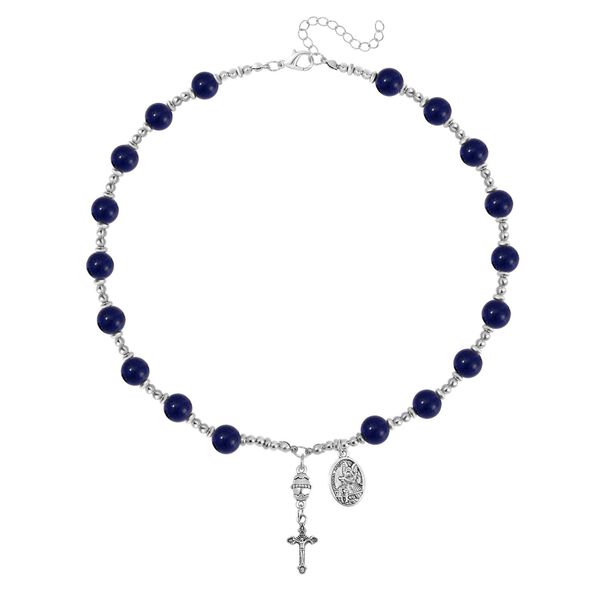 Lapislazuli Halskette, 45+5 cm - 180 ct. image number 3