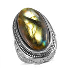 Labradorit Ring Edelstahl  ca. 28,11 ct image number 3