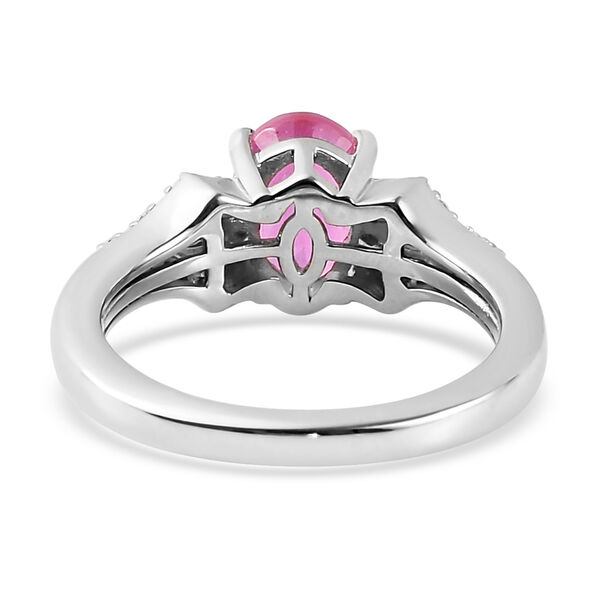 Premium Ilakaka Rosa Saphir und Zirkon-Ring - 2,24 ct. image number 6