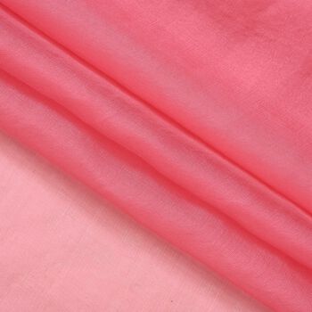 LA MAREY - 100% Maulbeeren-Seidenschal, Chiffon, 110x180 cm, Rosa
