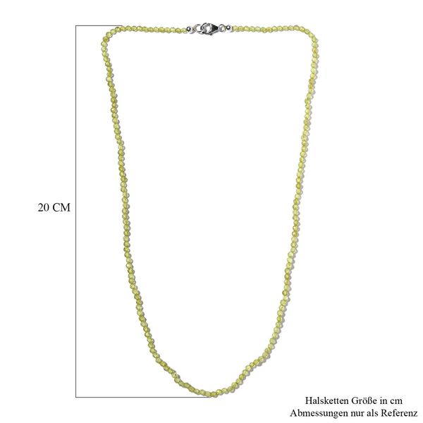 Peridot Halskette, 50 cm - 42 ct. image number 6