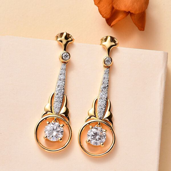 Moissanit Ohrringe - 2,36 ct. image number 2