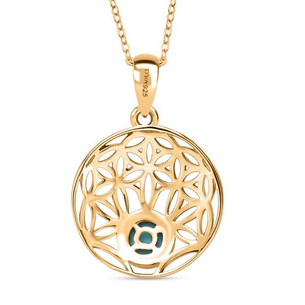 D'Joy Sleeping Beauty Türkis Anhänger mit 50cm Kette - 0,50 ct. image number 5