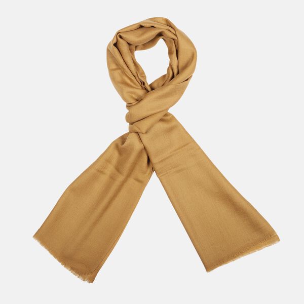 LA MAREY: Superweicher Schal aus 100% Kaschmirwolle, Kamel  image number 4