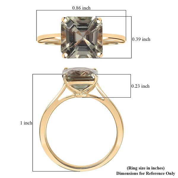 AAA Turkizit Ring in 417 Gold - 3 ct. image number 5