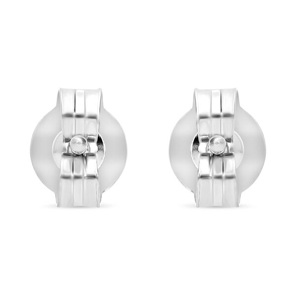 Wei&szlig;erDiamant Ohrringe, 925 Silber platiniert image number 1