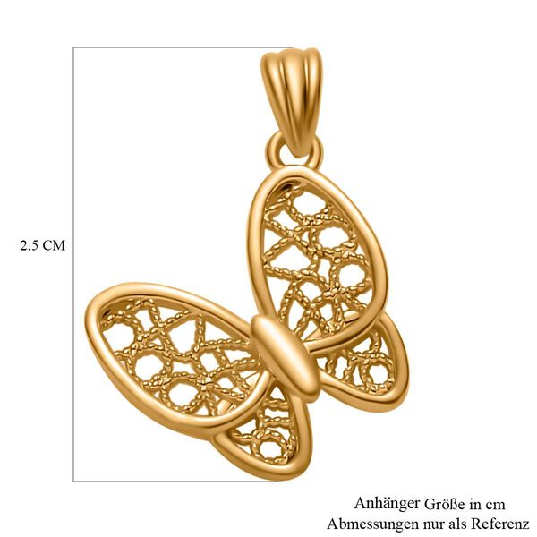 Schmetterlingsanh&auml;nger in 750 Gold image number 6