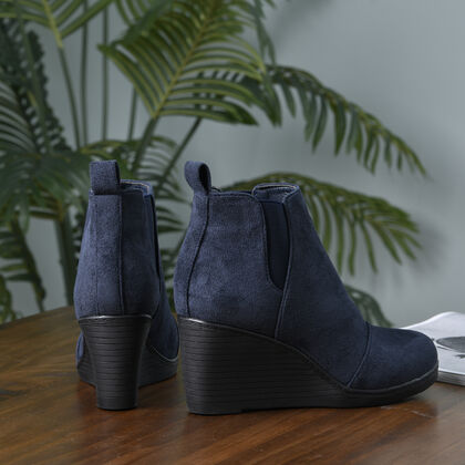 LA MAREY - Damen Stiefel, Größe 36, Dunkelblau
