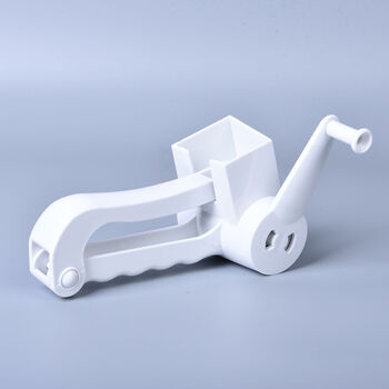 Mini Obst- und Gem&uuml;seschneider mit 3 Klingen, Wei&szlig;