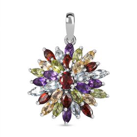 Multi-Edelstein-Anhänger - 2,87 ct.