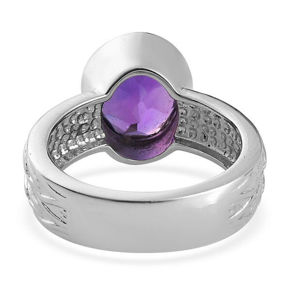 Lusaka Amethyst-Ring, reiner Edelstahl  ca. 2,37 ct image number 6