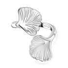 GP Italienische Garten Kollektion - Silbener Blatt-Ring, 925 Silber rhodiniert (Größe 17.00)